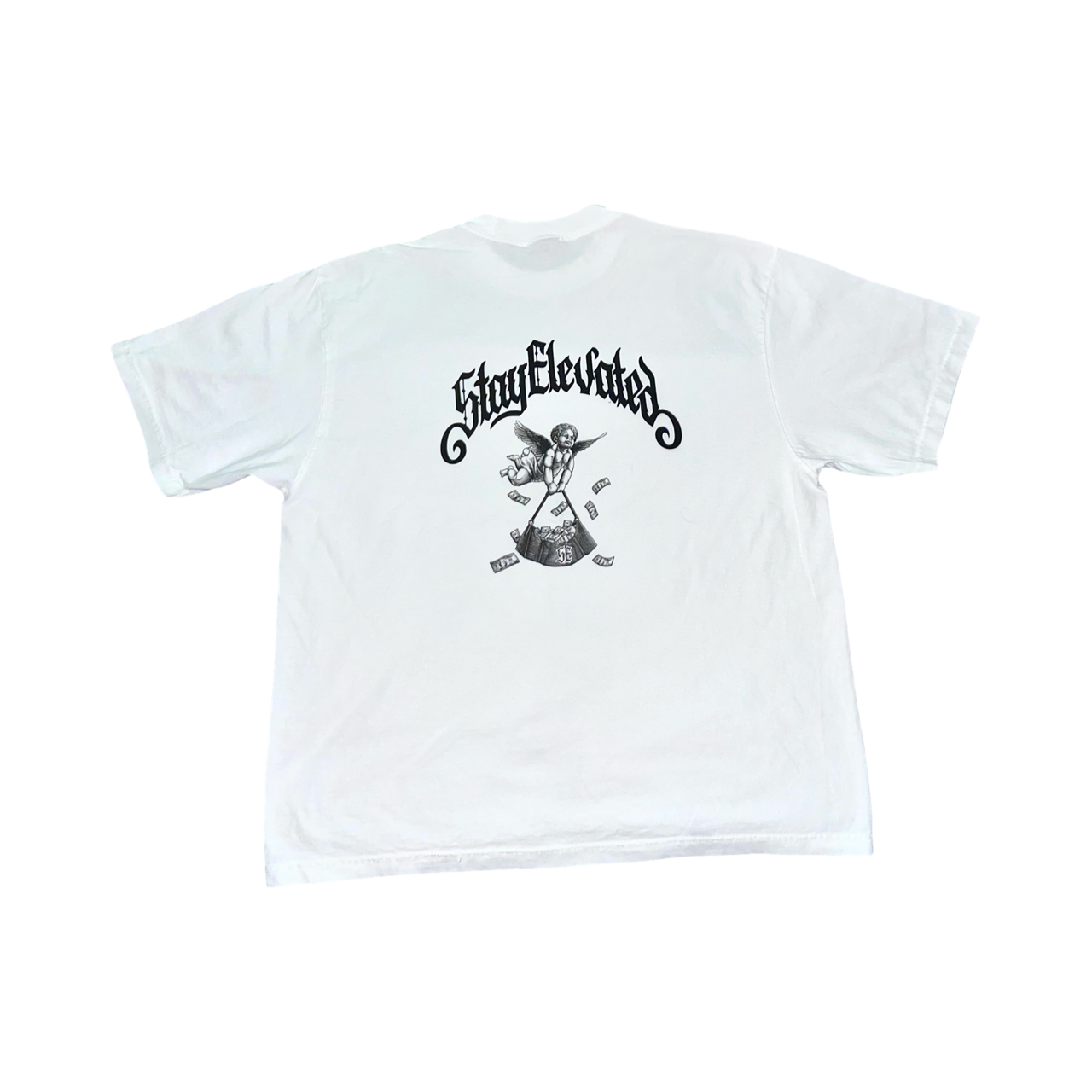 Stay Elevated Puff print